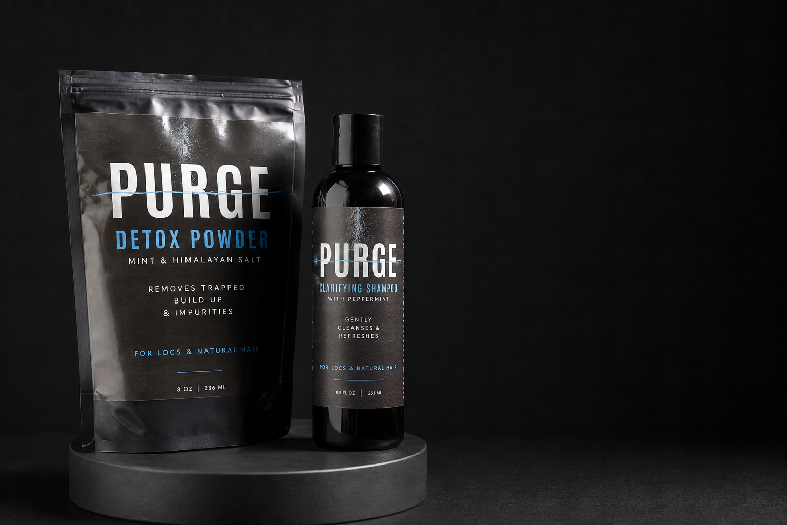 PURGE Detox Powder and Clarifying Shampoo